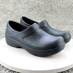 Crocs Neria Pro II Clog Womens 11 Black Slip Resistant Work Shoes